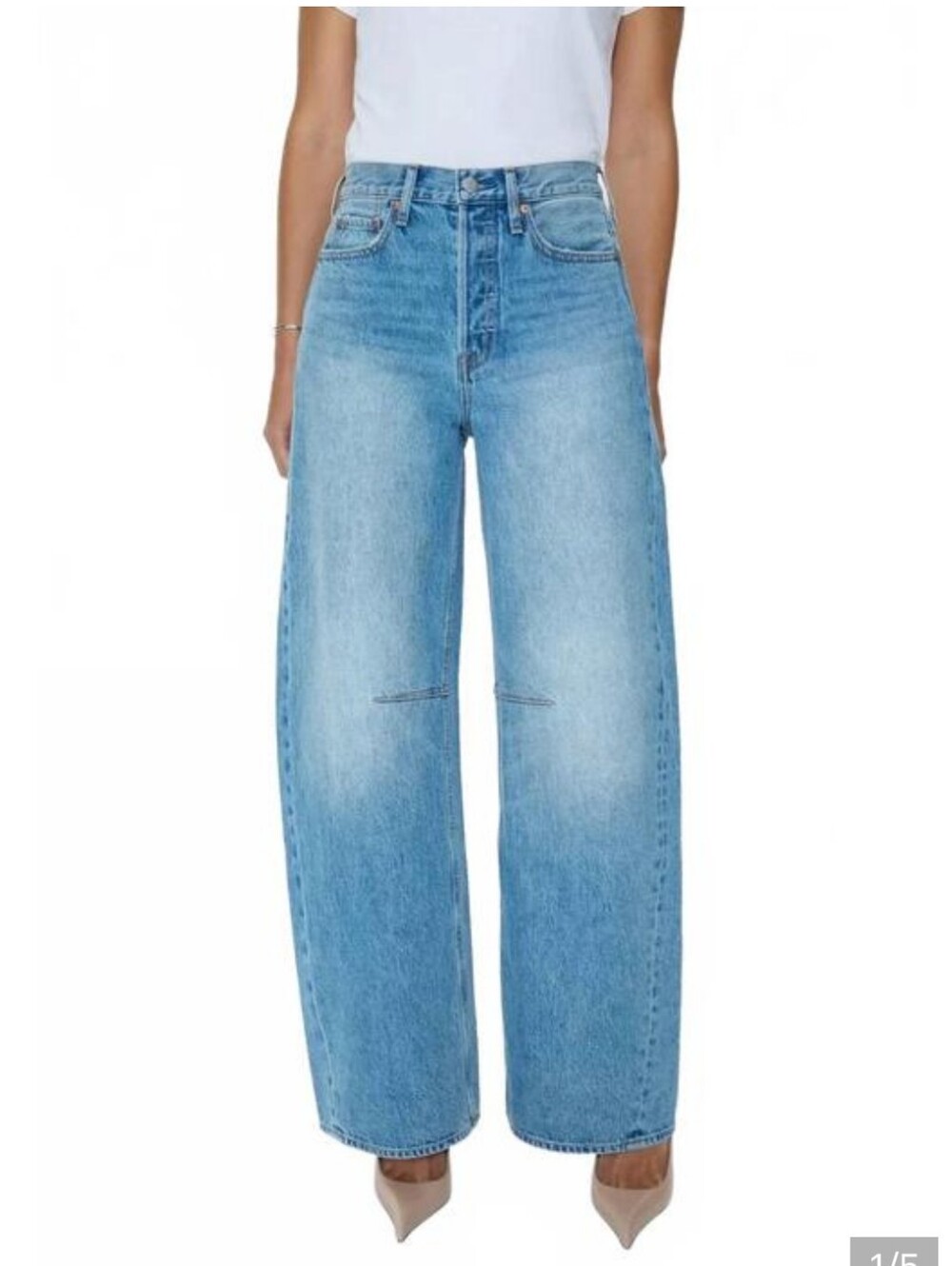 Pistola Jeans Women's 28 Sydney High Rise Bowed Wide Leg Hazy NWT